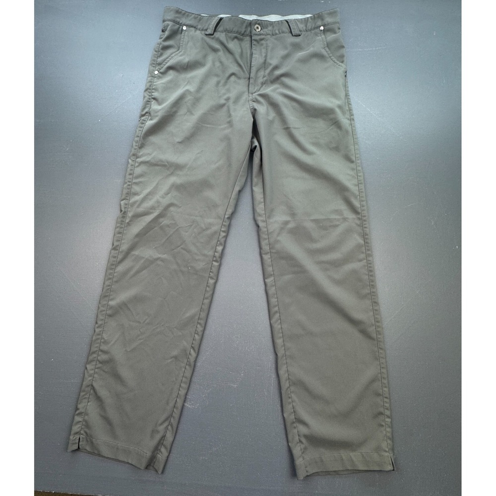 OGIO Pants Men's Size 36x32 Gray Stretch Chino Casual Golf Office Performance